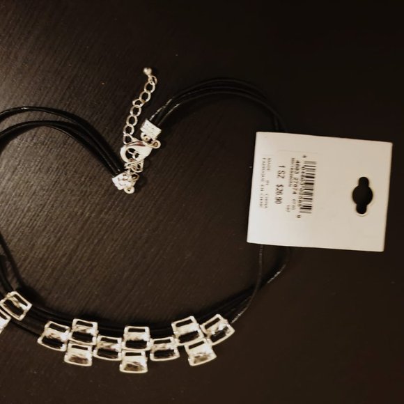 Cleo Silver Statement Necklace - Picture 2 of 7